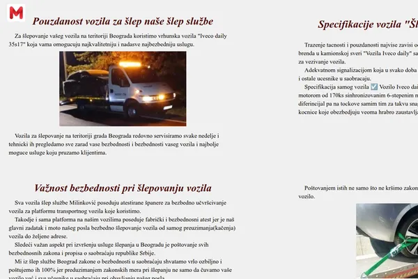 dizajn slep sluzba web sajta